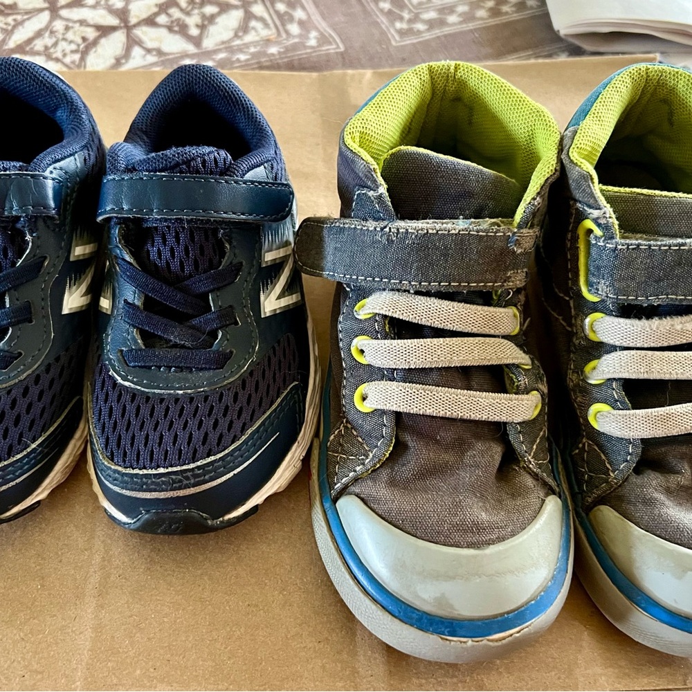 Lot of two Toddlers Sneakers. New Balance and See Kai Run.